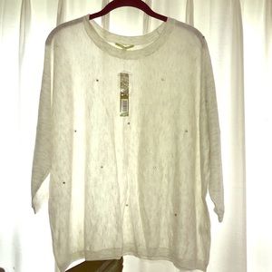 Gianni Bini embellished sweater NWT